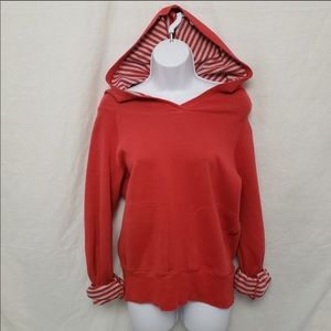 Patagonia Organic Cotton Red Hoodie - Medium